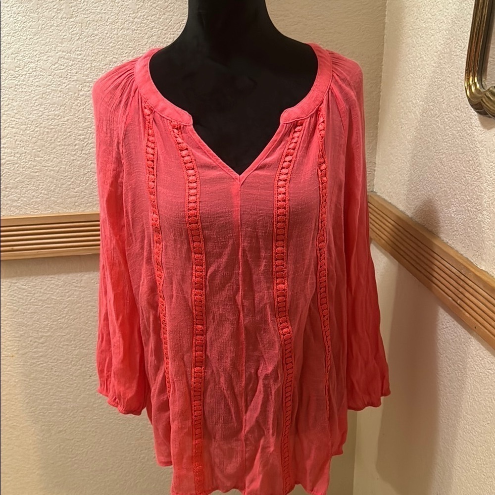 Counterparts XL Women's Coral blouse!!